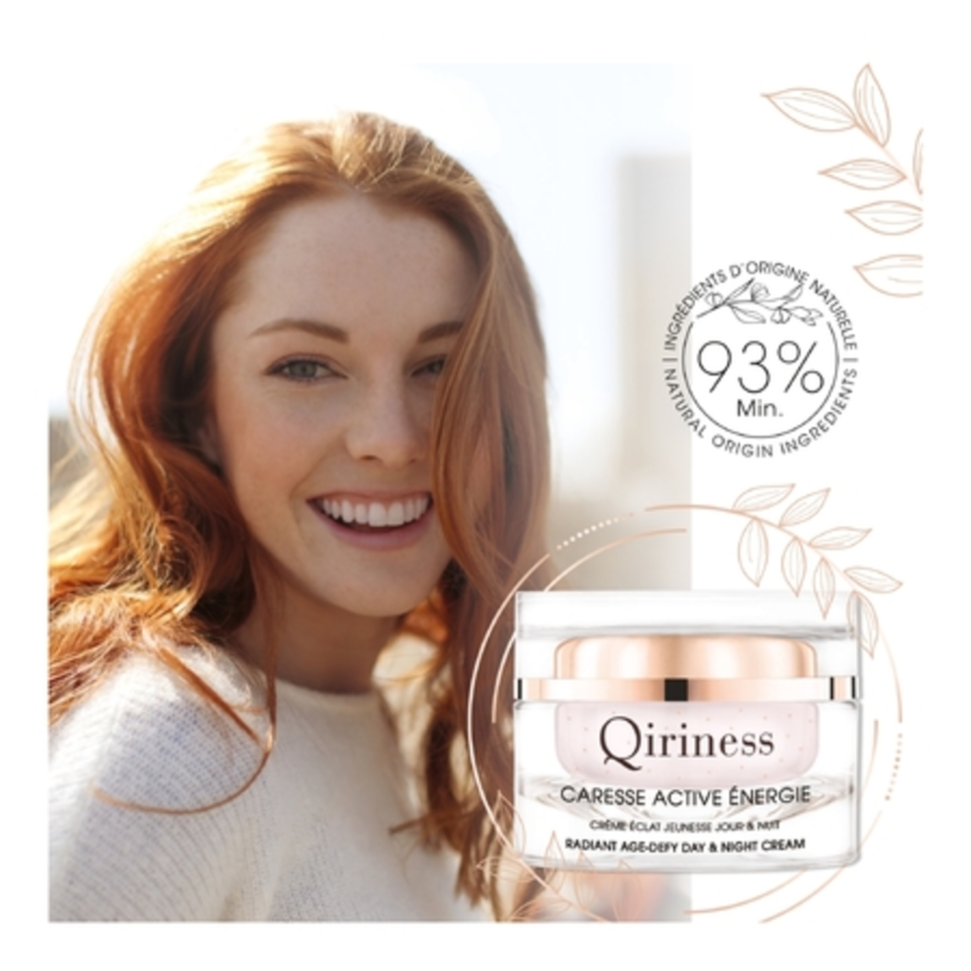 CARESSE ACTIVE ENERGIECrème éclat jeunesse jour & nuit
