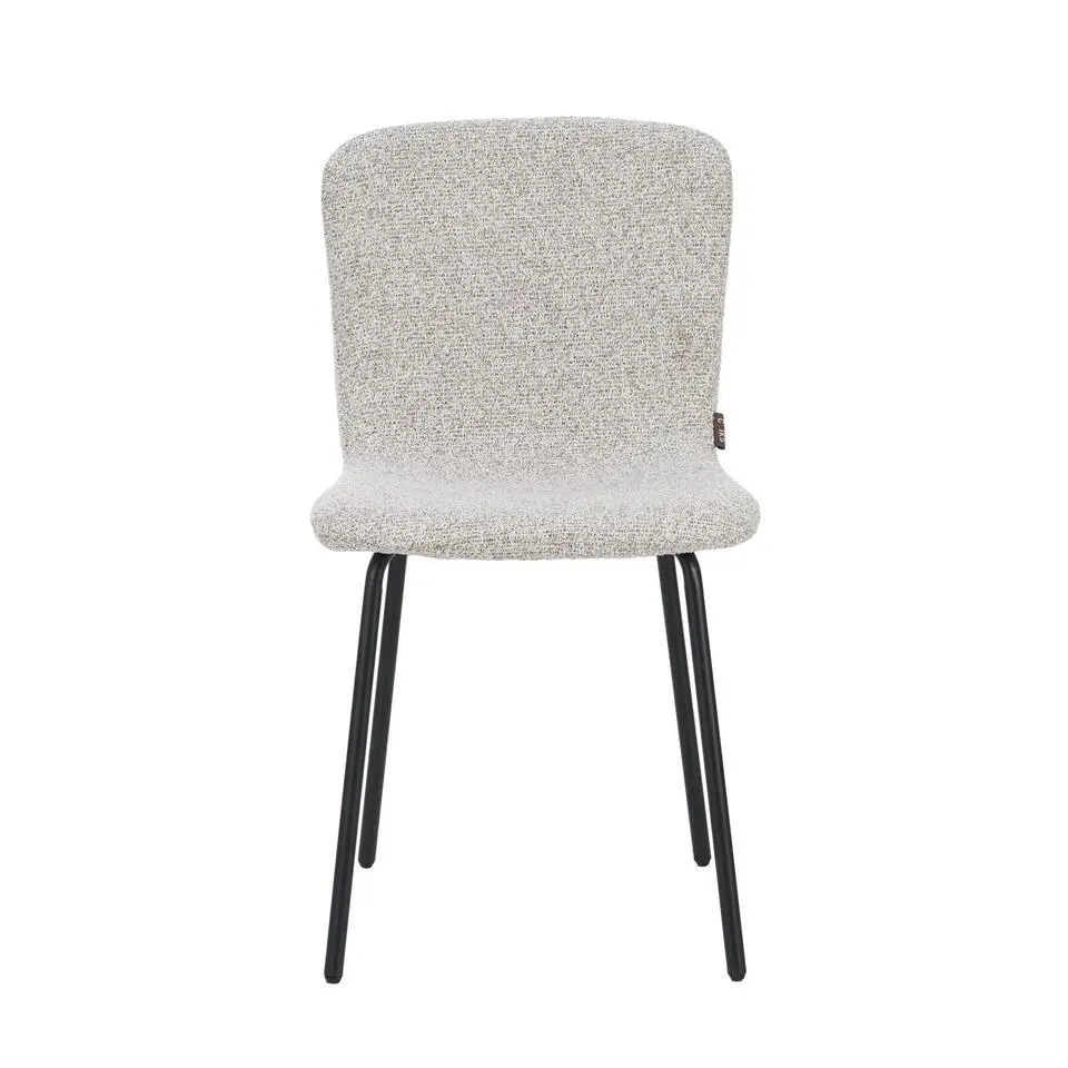 Luca Eetkamerstoel Set van 2 - Beige Stof