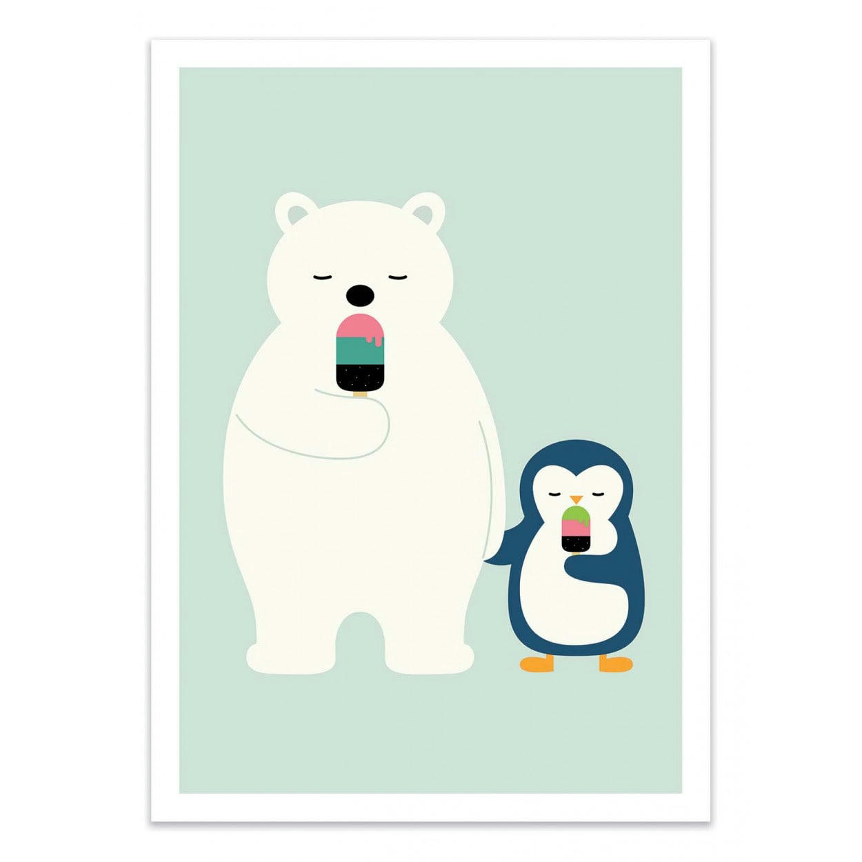 ANDY WESTFACE - STAY COOL -  Affiche d'art enfant 30 x 40 cm