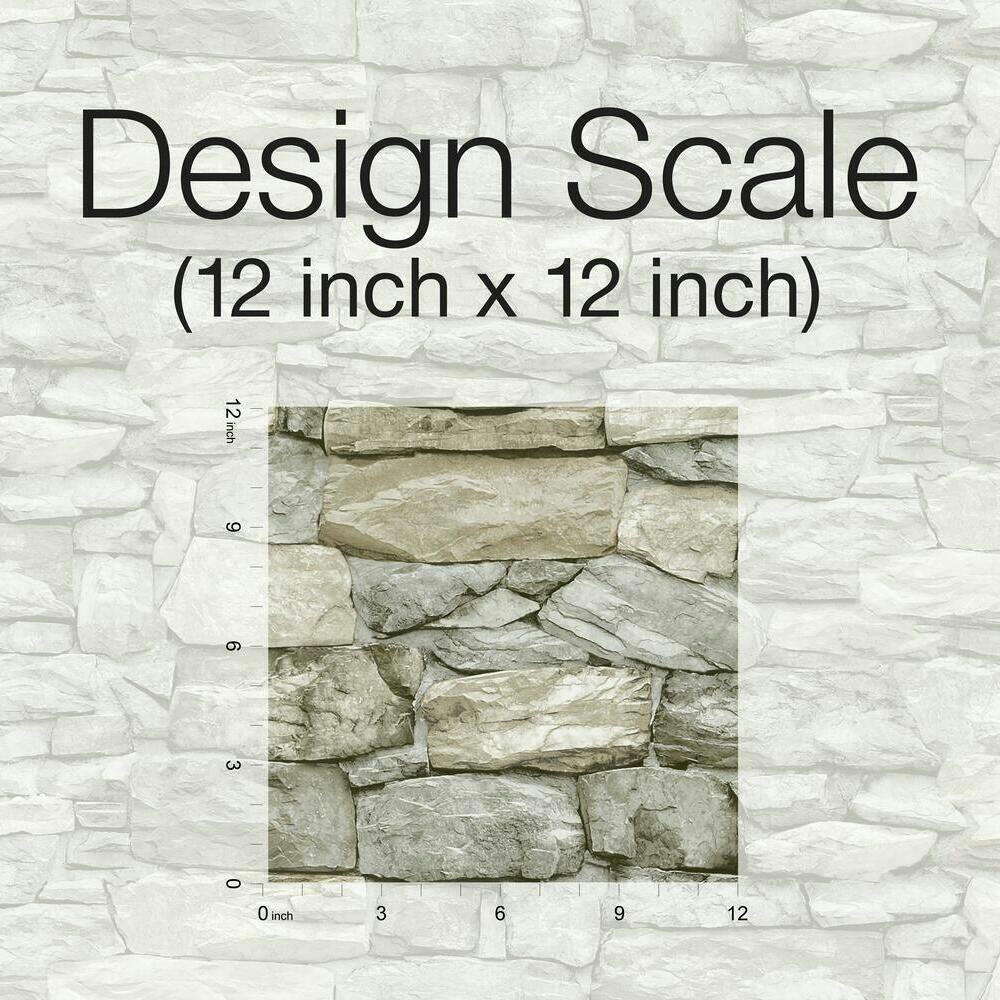 RoomMates Peel & Stick Removable Wallpaper, Repositionable & Washable, 20.5-in x 16.5-ft, Multi-Stone