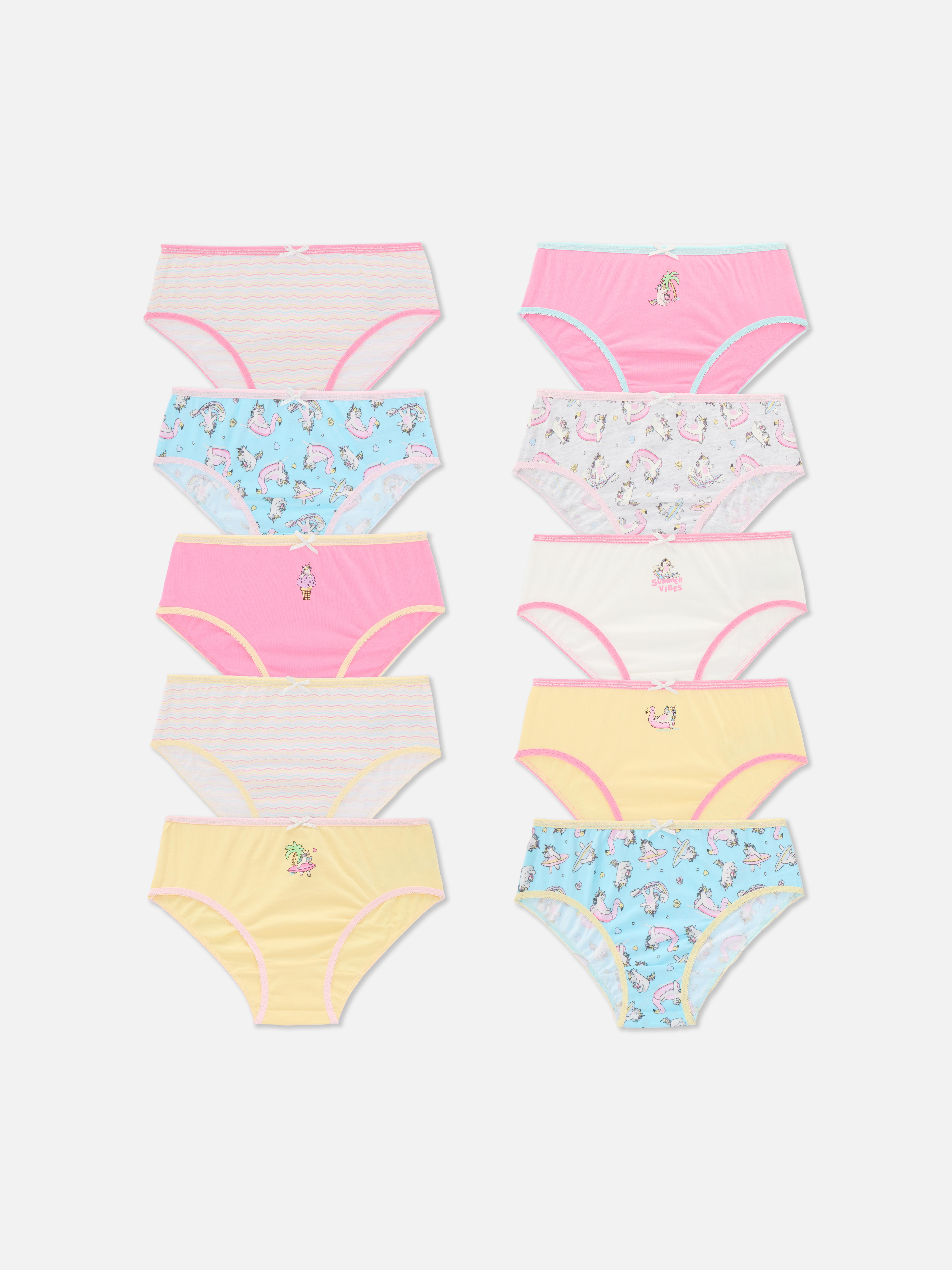 10-Pack Unicorn Graphic Briefs