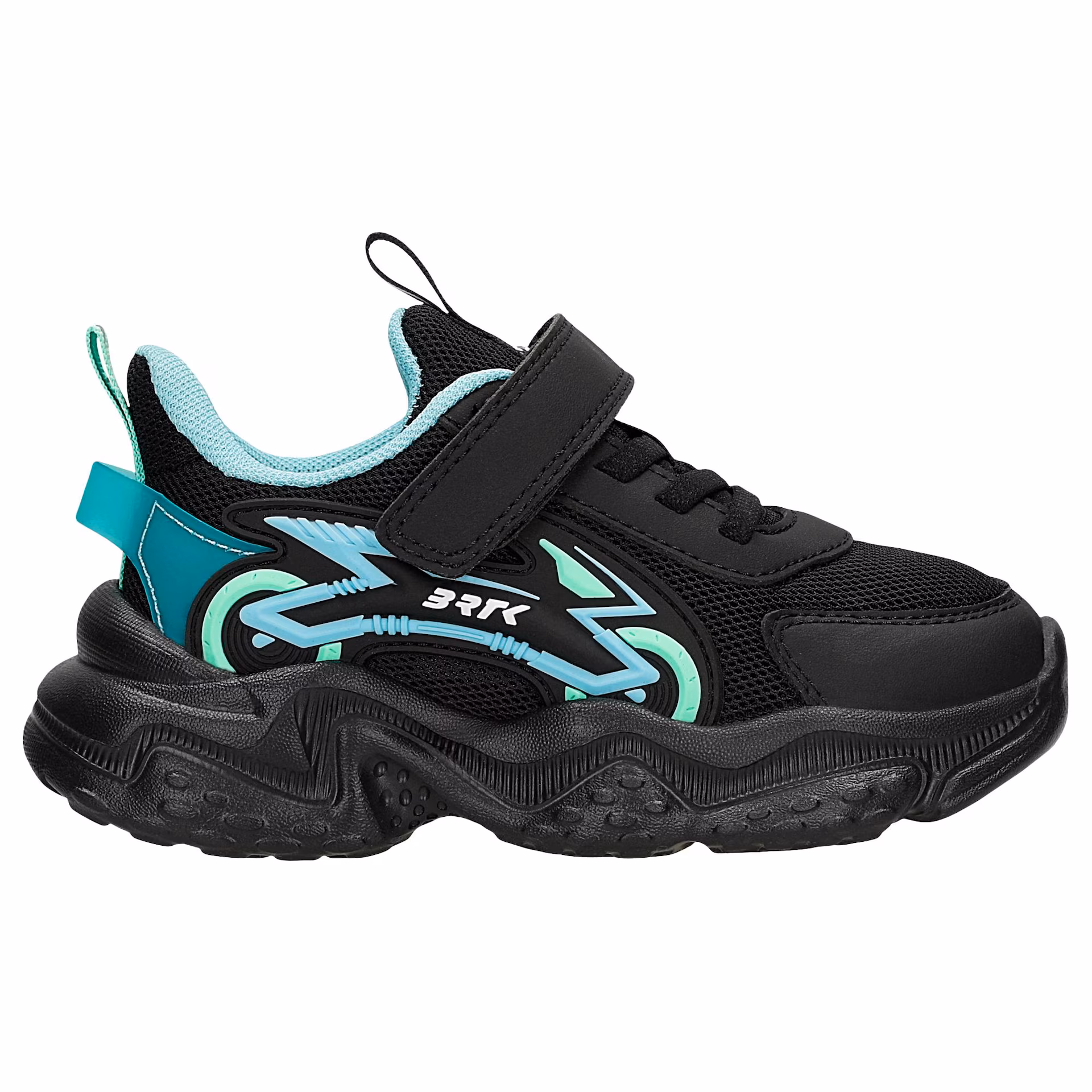 Sportowe sneakersy chłopięce z siateczkową cholewką i futurystycznymi detalami BARTEK 87022-17