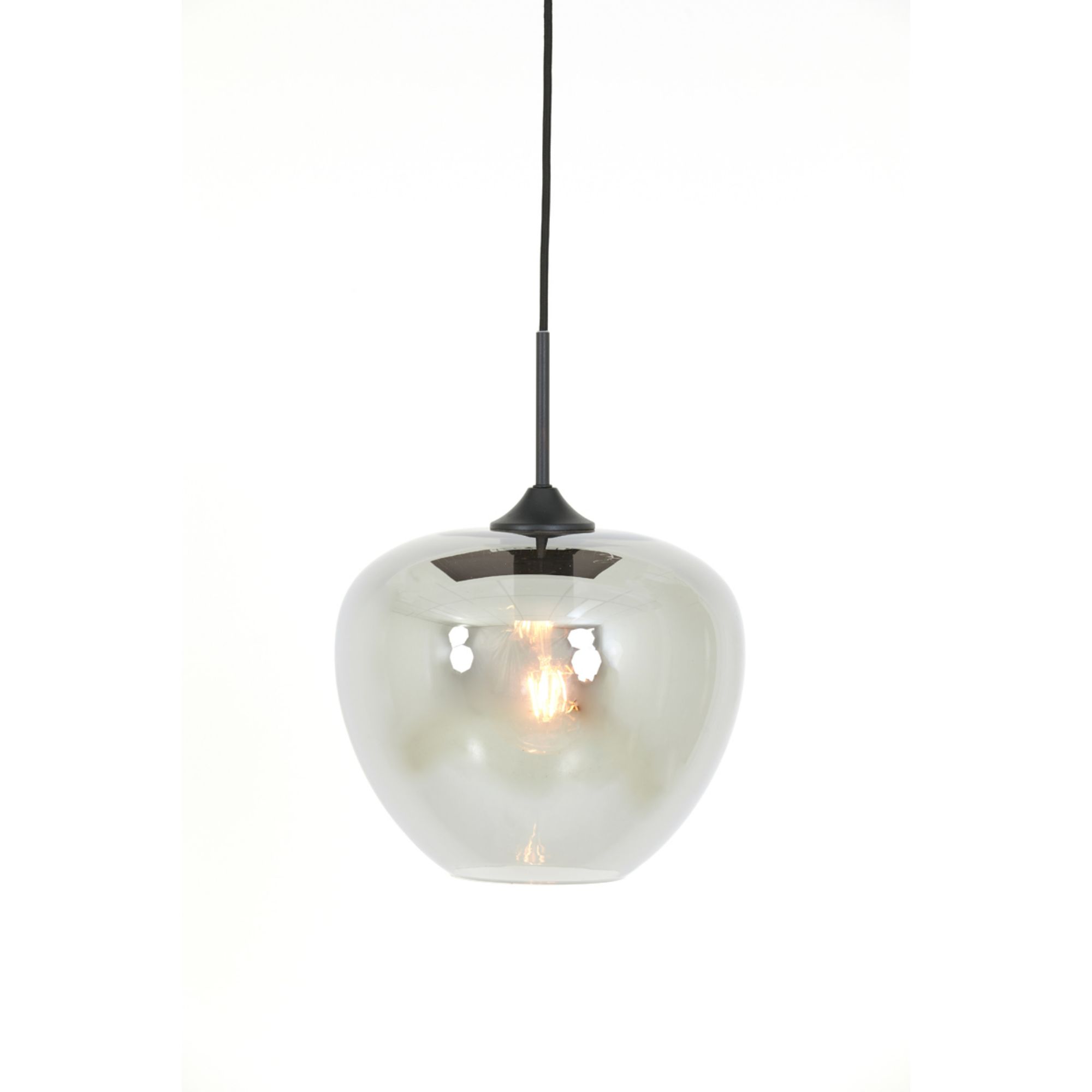Light & Living hanglamp Mayson - zwart - Ø30cm