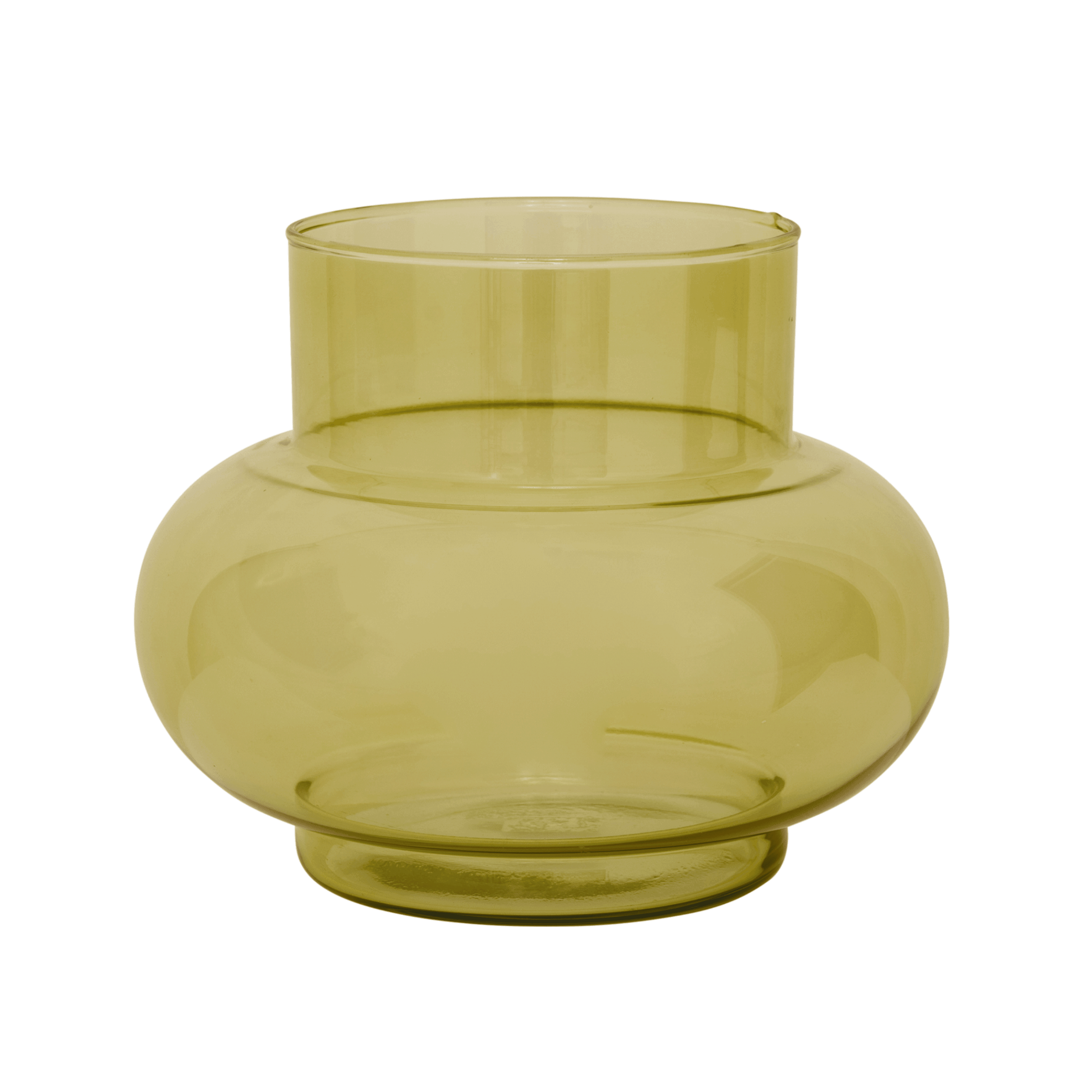 Urban Nature Culture vaas gerecycled glas Tummy B - 22x13.5x17.5cm