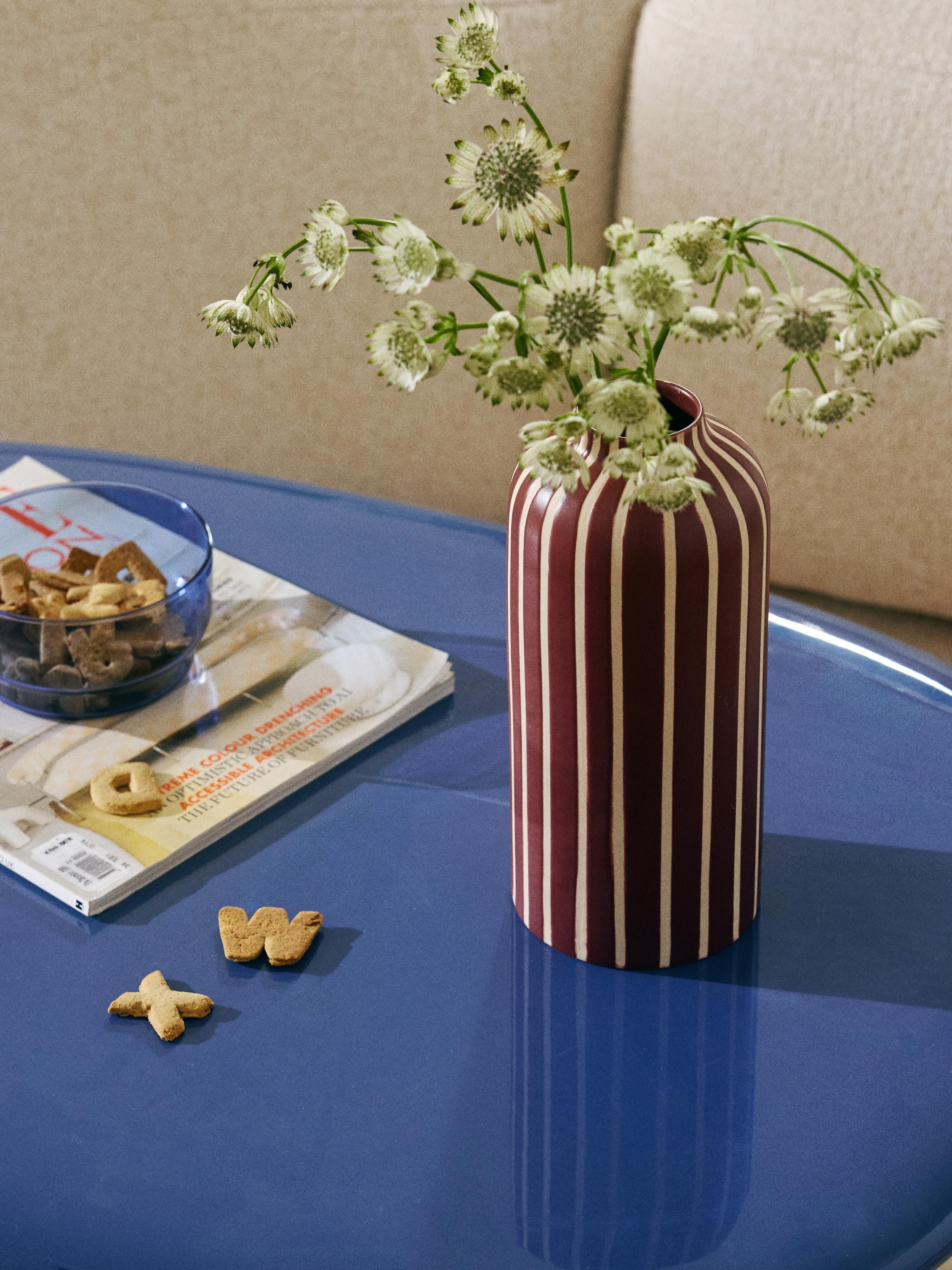Handbemalte Vase Elio, H 23 cm