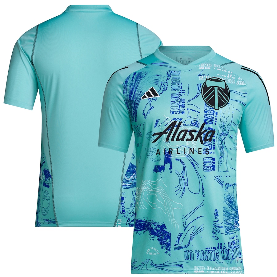Portland Timbers adidas 2023 One Planet Replica Jersey - Green