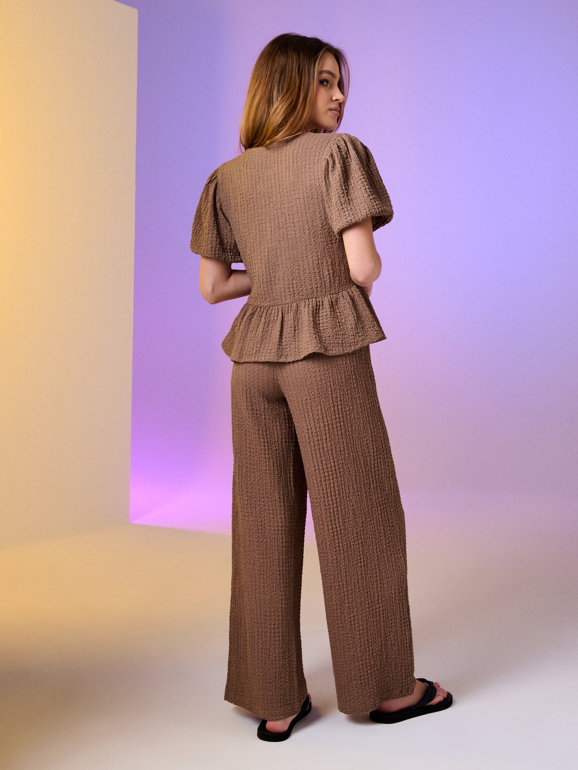 Spodnie wide leg
