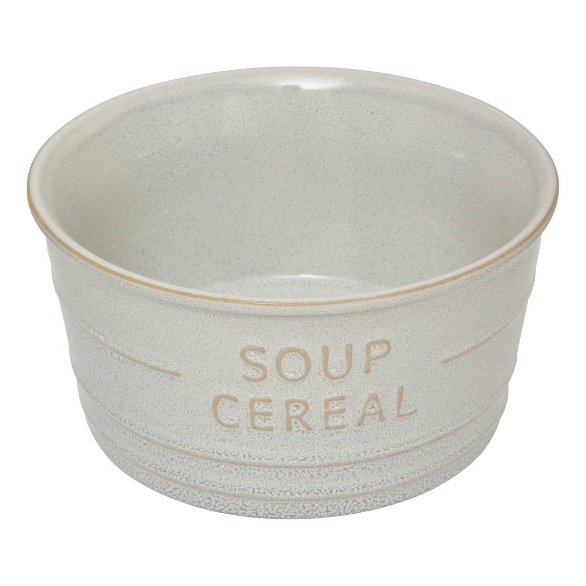 Bowl"Cafe" 500 ml, earthenware, White