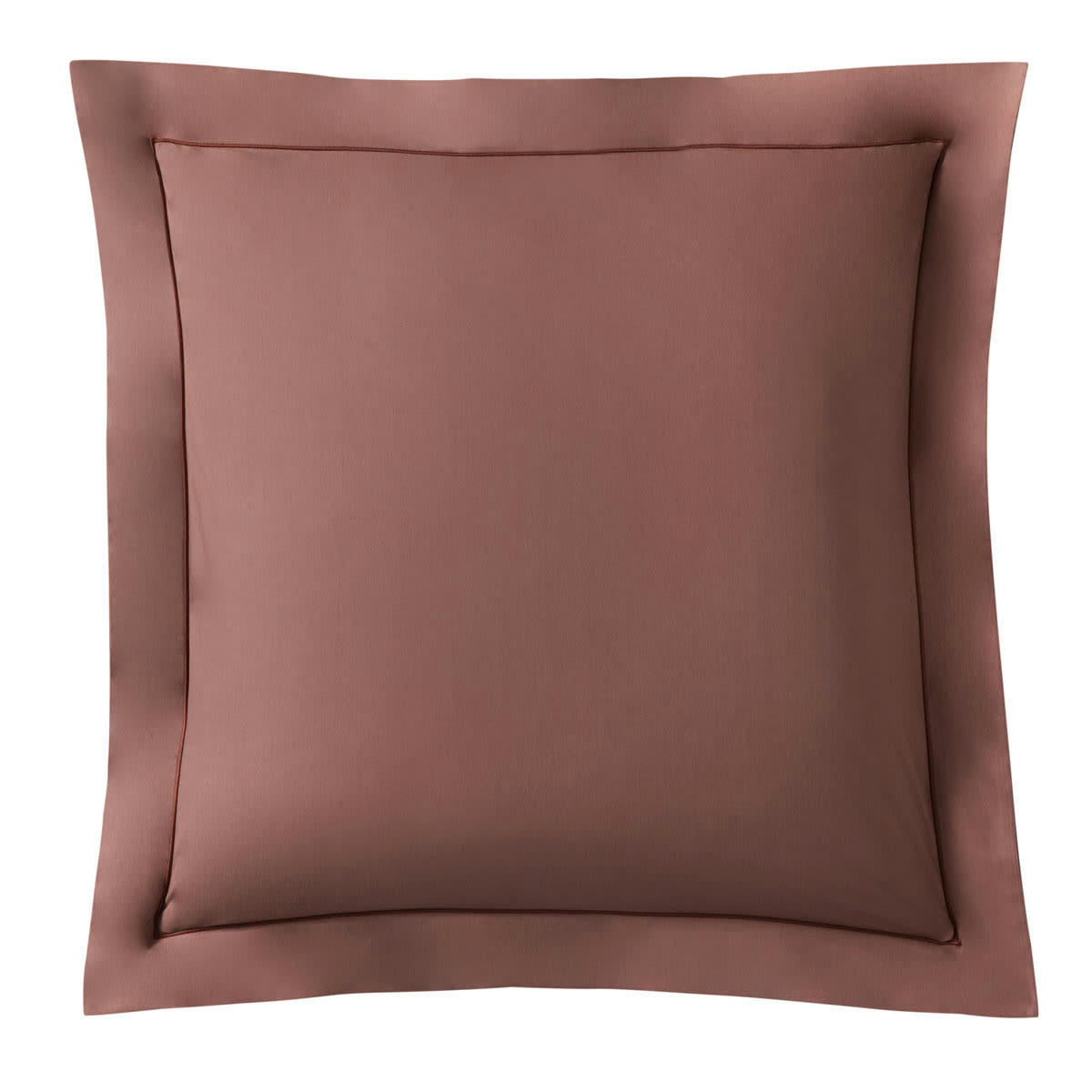 ROYAL LINE - Taie d'oreiller en percale de coton rose 65x65