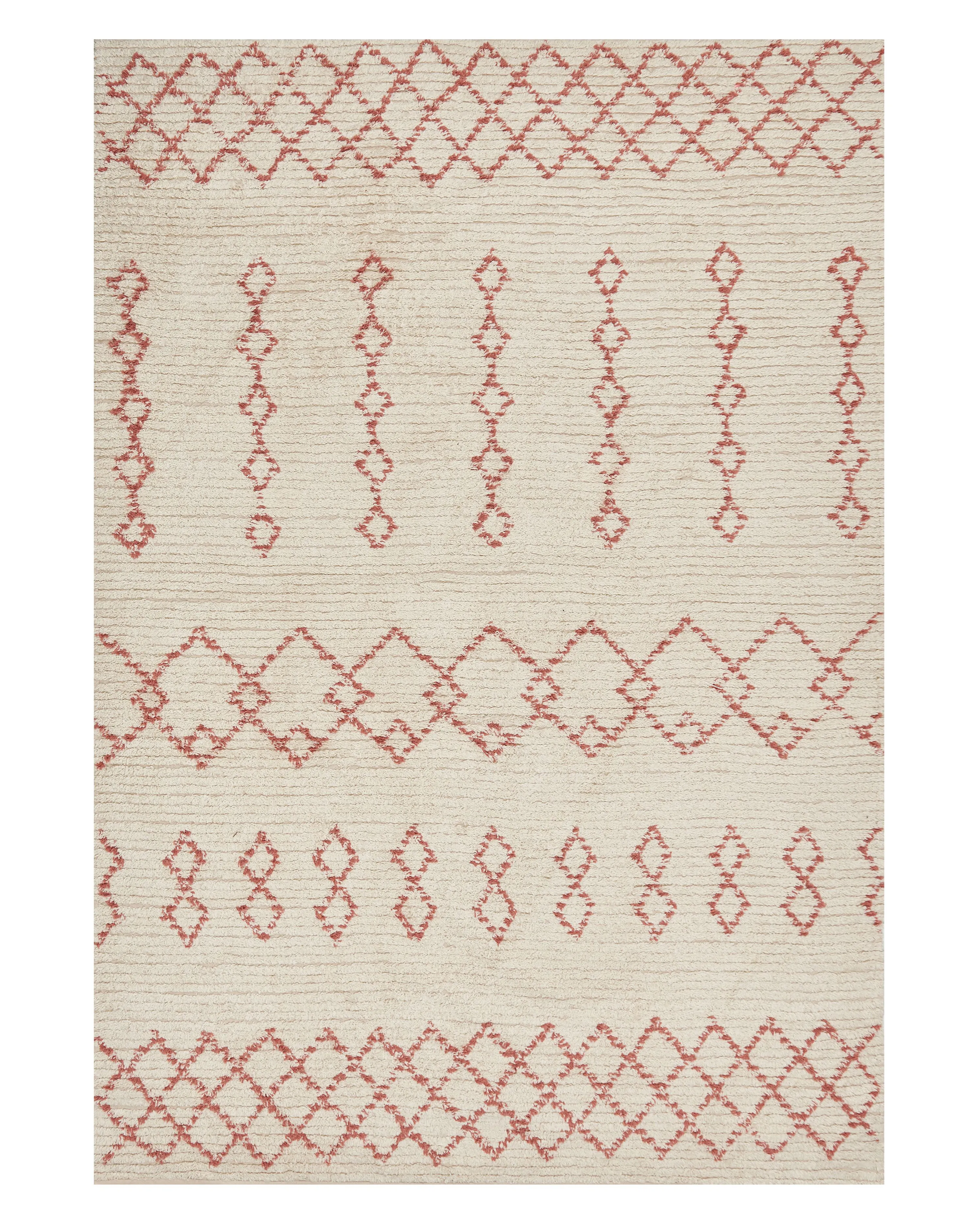 Rug BUXAR Beige 140 x 200 cm Cotton
