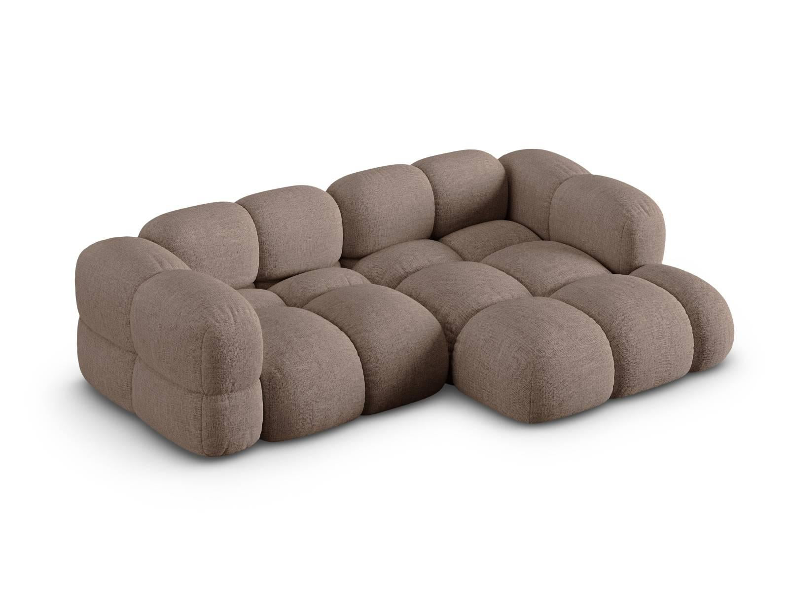 Cosmopolitan Design Loretto 2,5-zits Hoekbank Rechts - Cappuccino