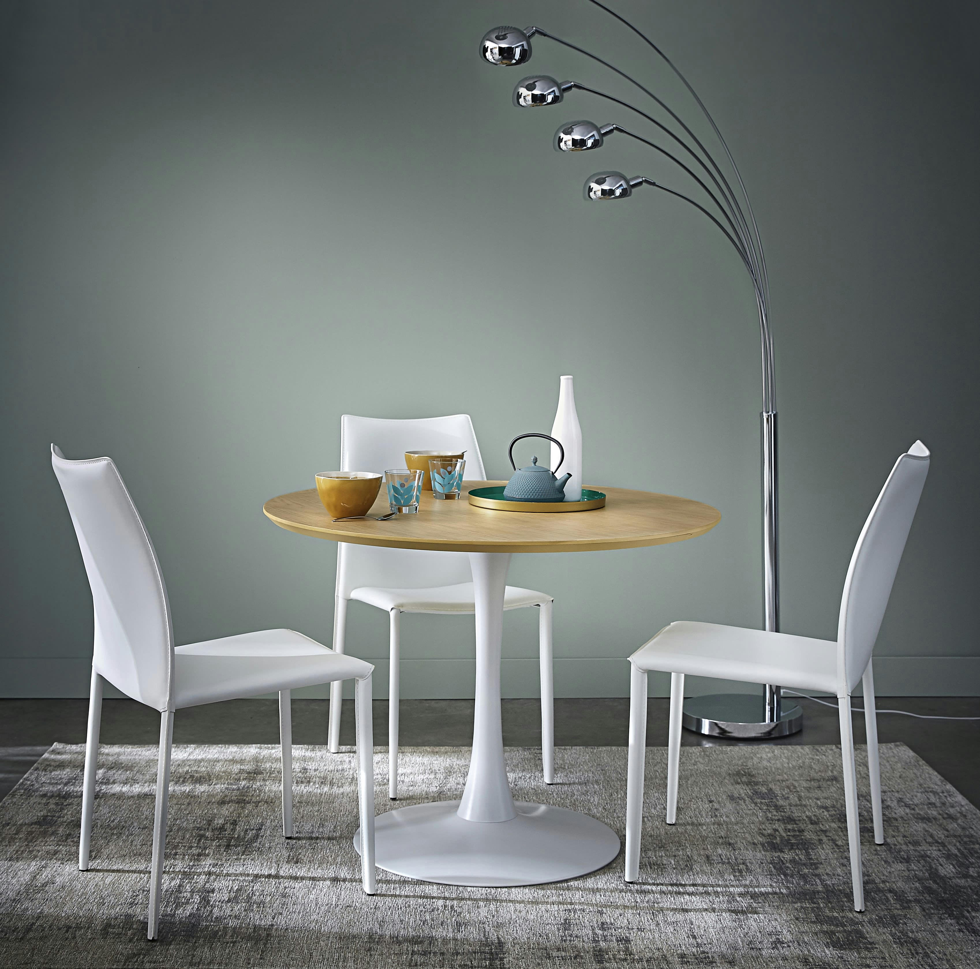 Circle - Table à manger ronde 4/5 personnes D100