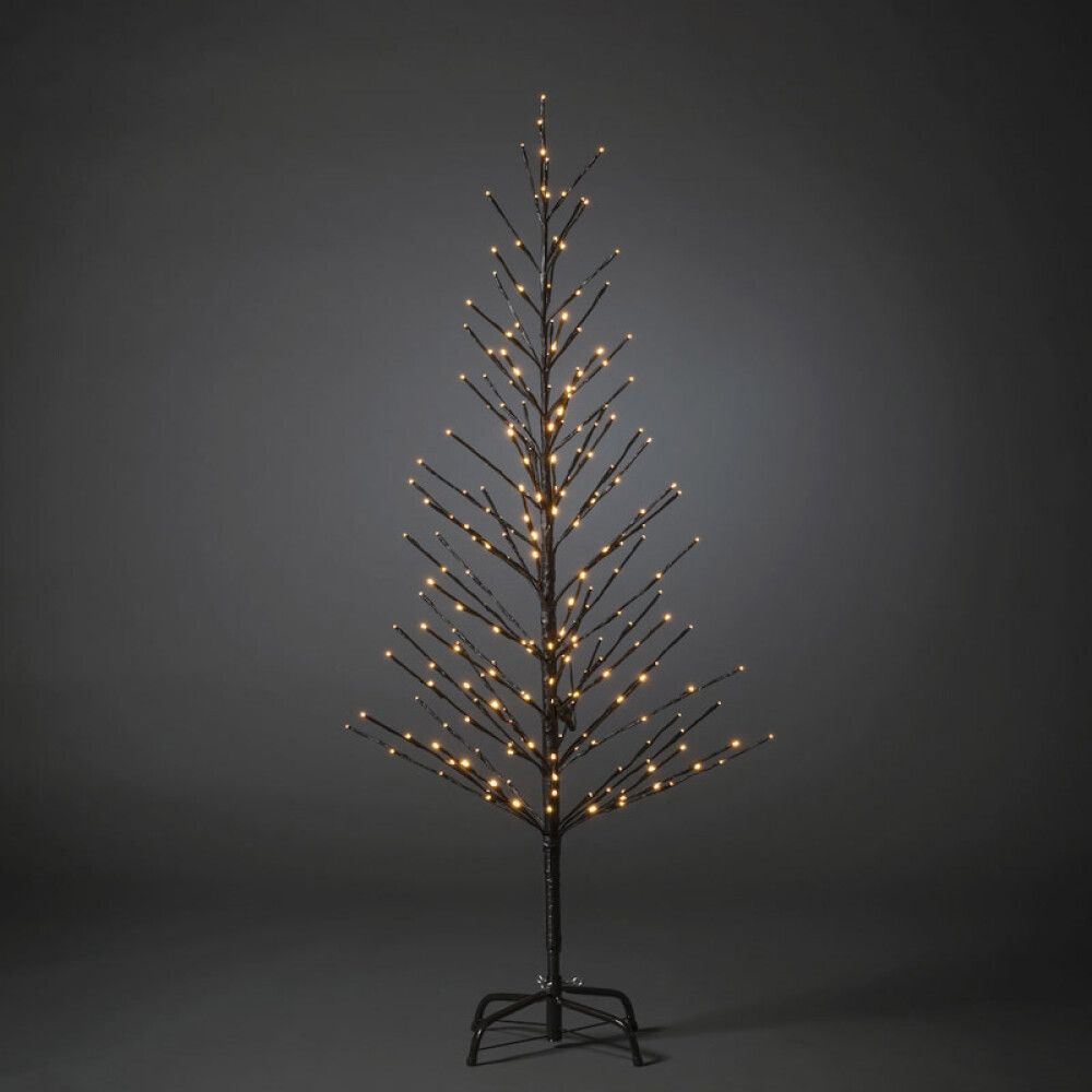 DEKORASJONSTRE KONSTSMIDE AMBER 240 LED 150CM SVART