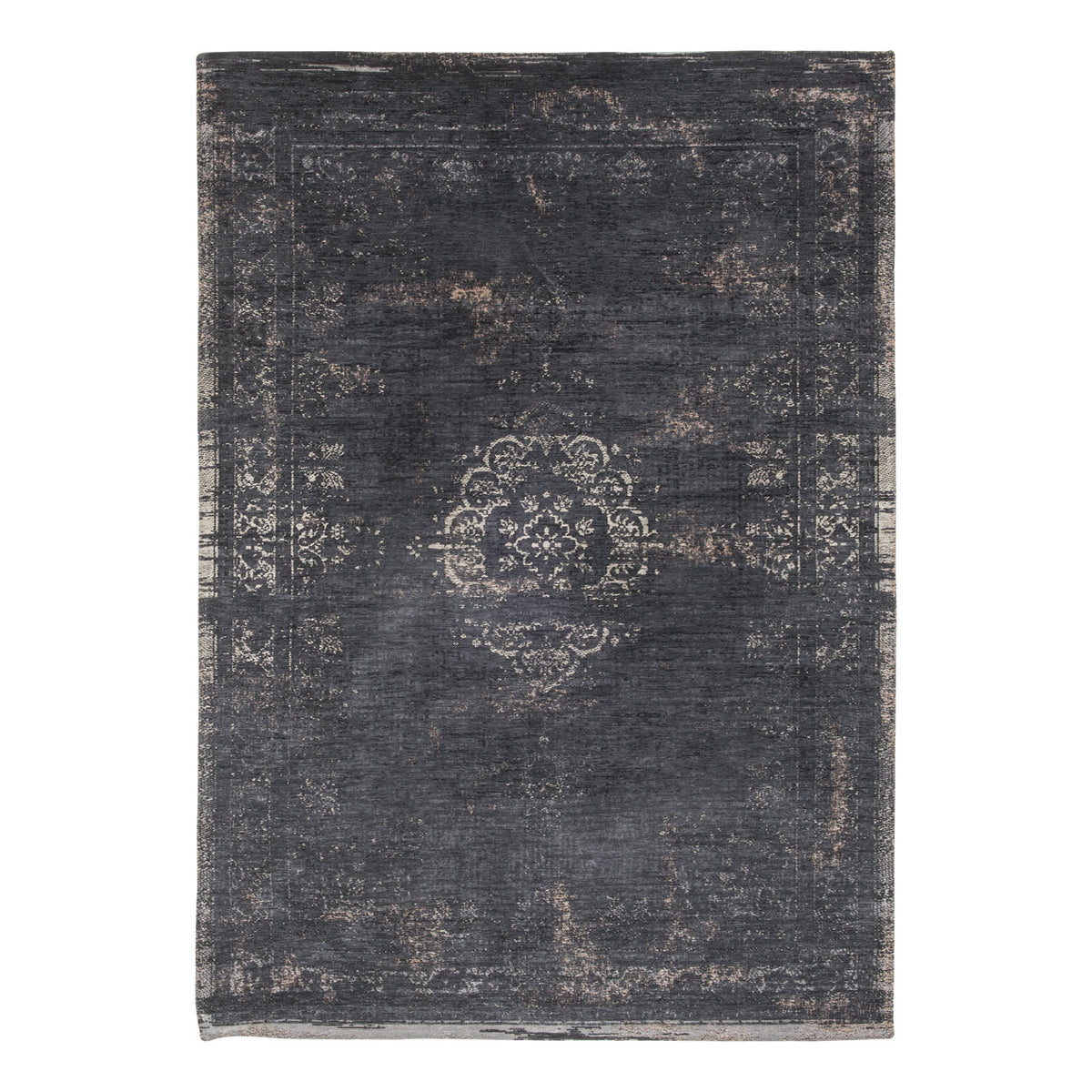 Ecorugs vloerkleed Mineral Black - zwart - 170x240cm
