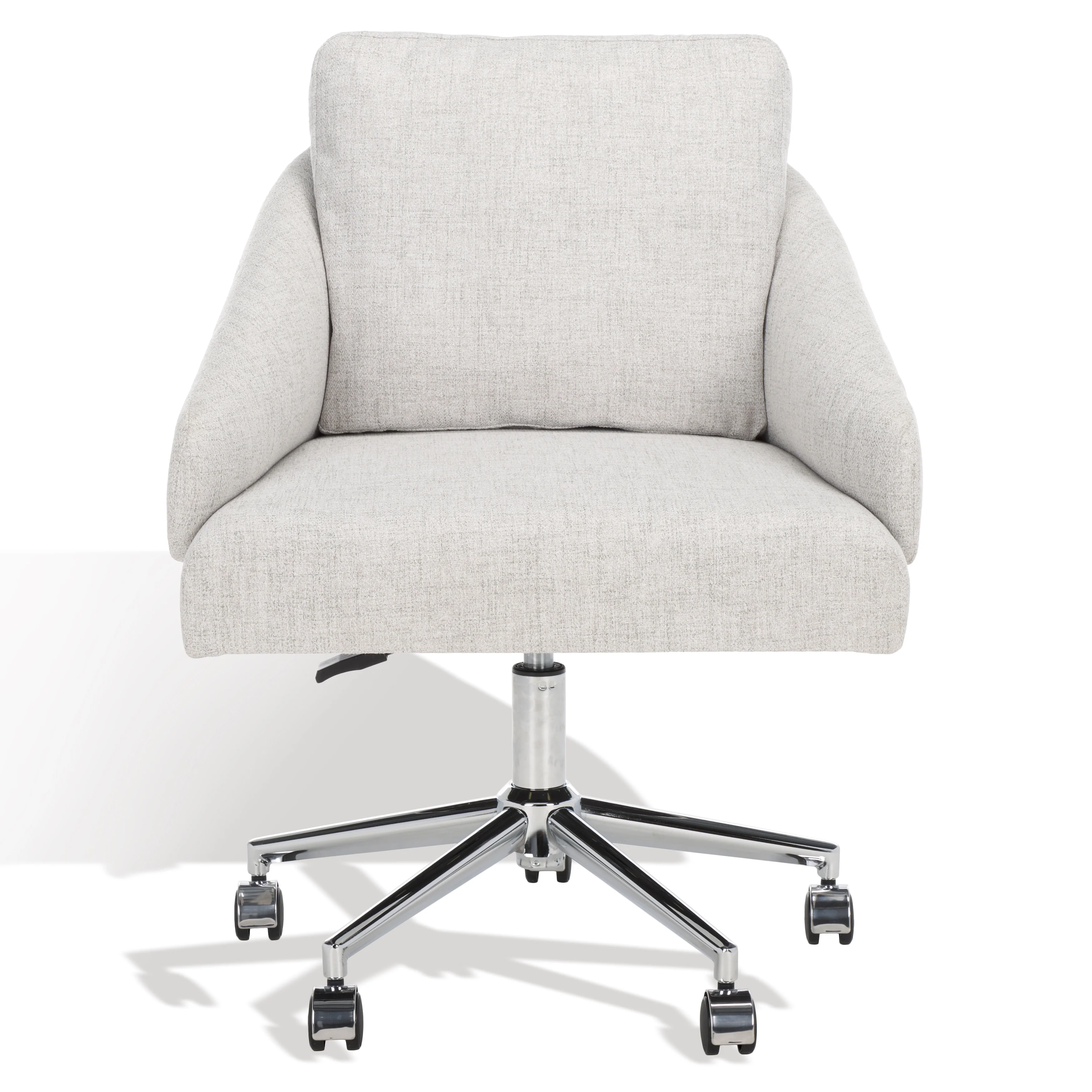 SAFAVIEH Couture Anni Adjustable Desk Chair - 25 In W x 26 In D x 32-37 In H - 25Wx26Dx37H