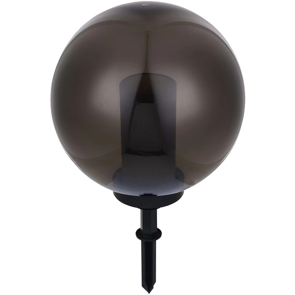 LED-Außenstrahler, E27, 3 W, 1600 K, rauchgrau, Flammeneffekt