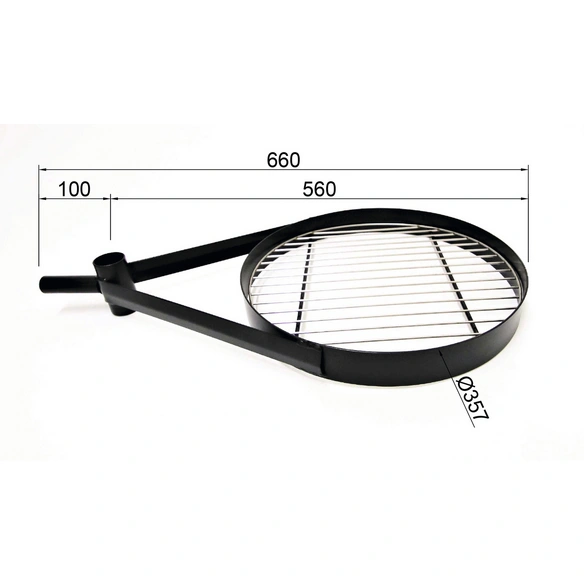 Schwenkarm, Eisen, für Grillkota 9 Basic