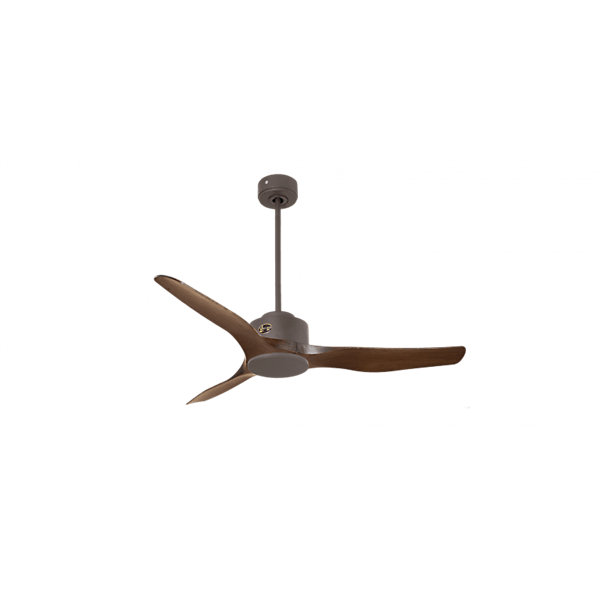 Modulo Regular Exterior - un ventilateur pour extérieur IP44, DC 127 cm Chocolat pales abs marron sans Lumière20 à 30 m²