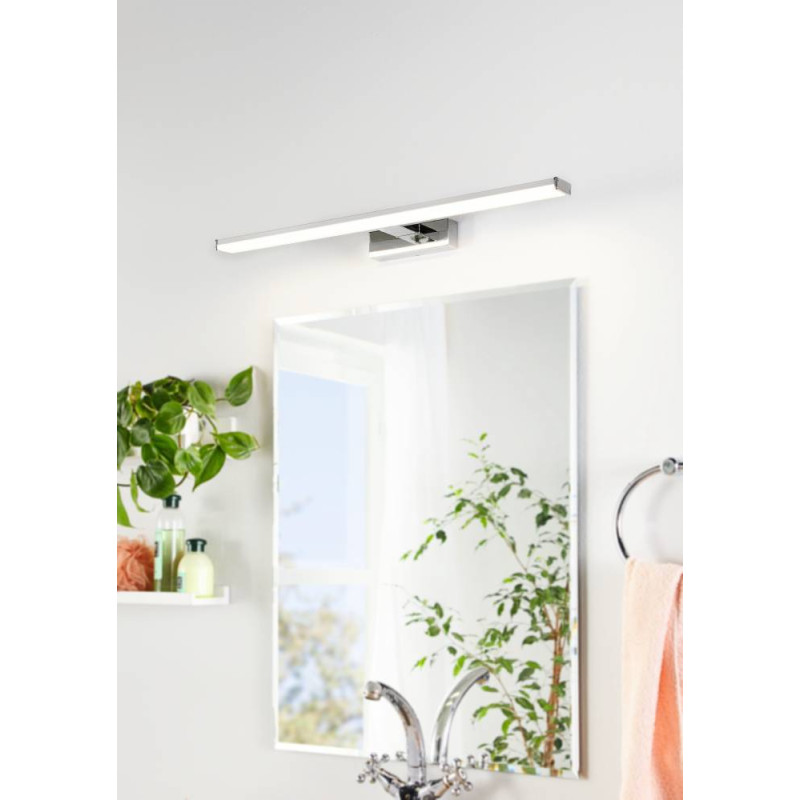 Applique LED pour miroir Pandella chrome 60 cm 11 W EGLO
