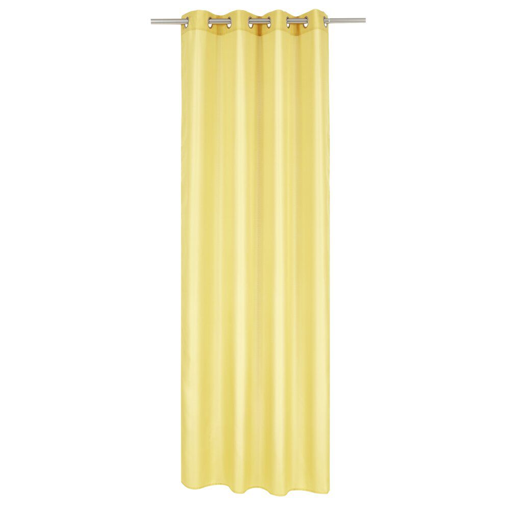 Rideau occultant porte jaune 135x240cm