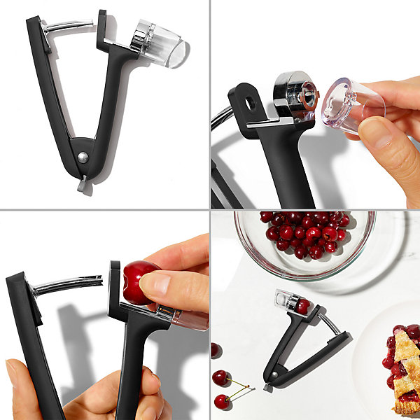 Dénoyauteur Good Grips à cerises et à olives noir
