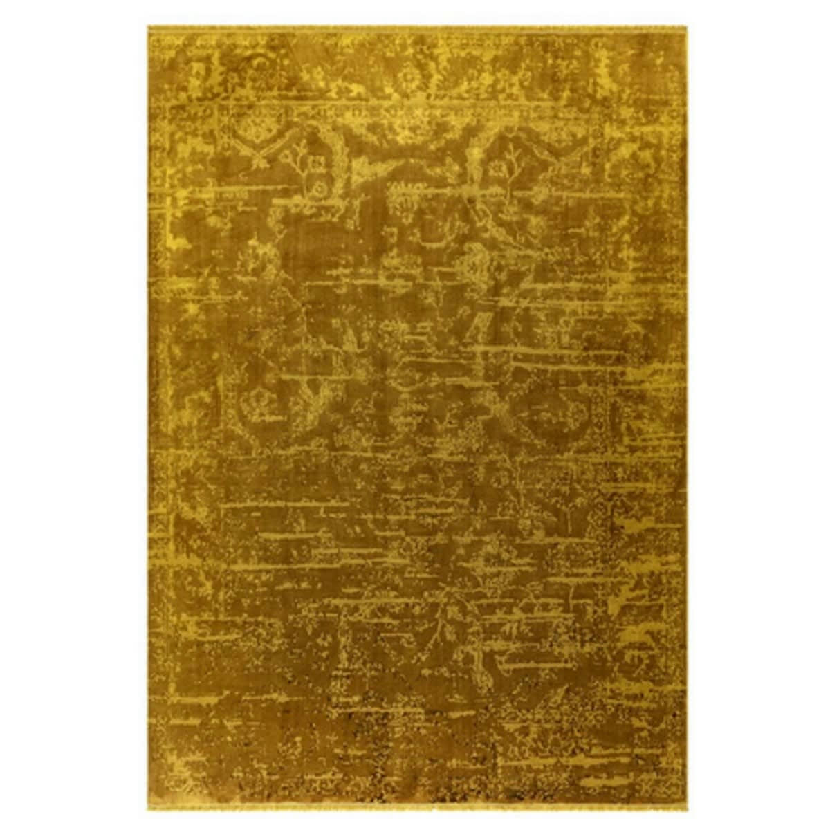 RAYA - Tapis moderne en Polyester Or 120x170 cm