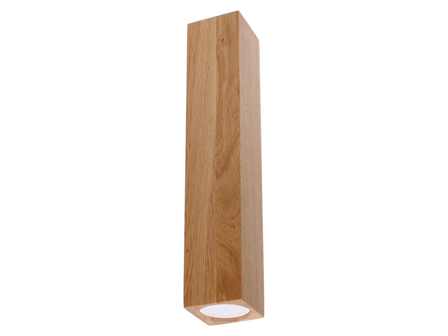 Lampa natynkowa Keke 30 cm drewniana brązowa
