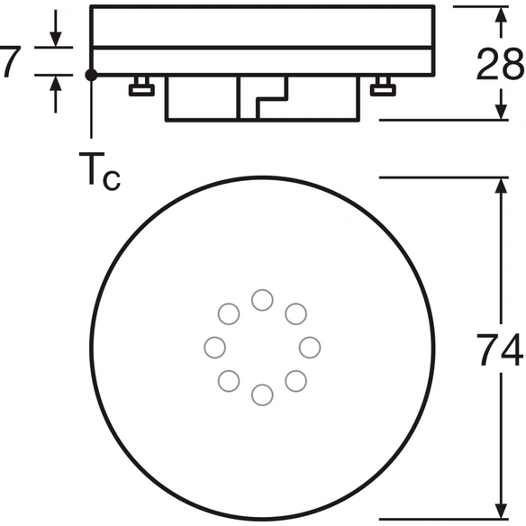 LED-Leuchtmittel »LED STAR GX53«, 4,9 W, GX53, warmweiß