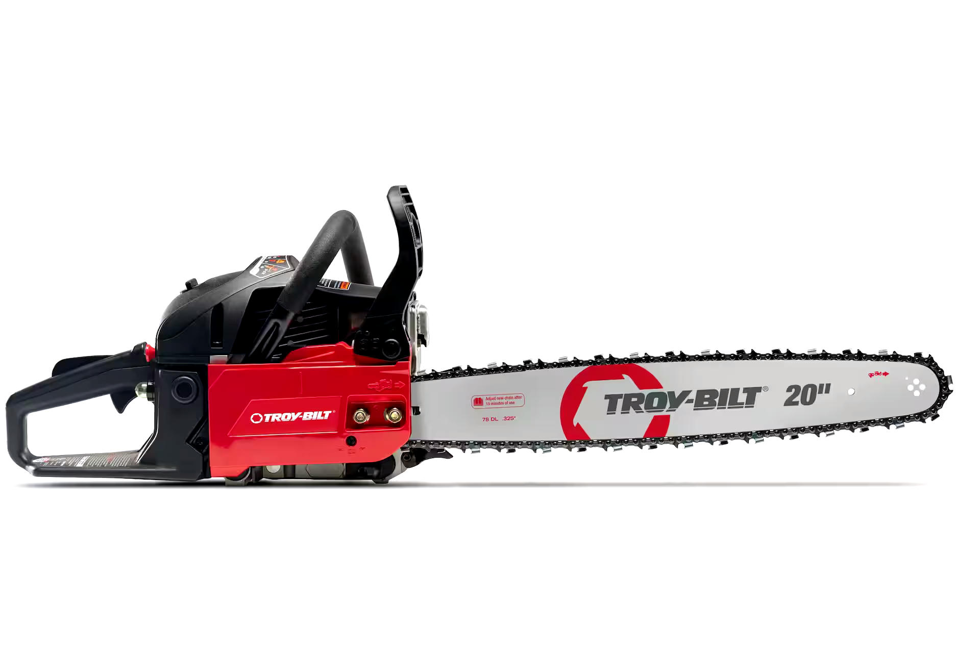 Troy-Bilt 46 cc 2-Cycle Gas Chainsaw with Automatic Chain Oiler & Carry Case Included, 20-in