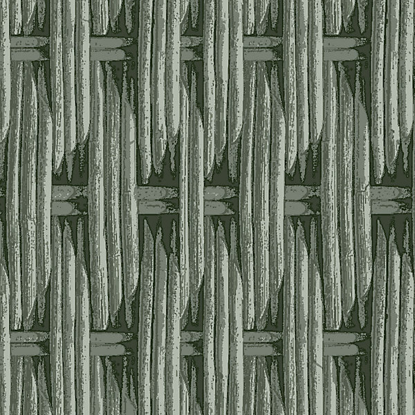 Papier peint vinyle intissé Villa Rosalie Lutece mat et satiné trompe l'œil paille vert l.1005 x l.53 cm