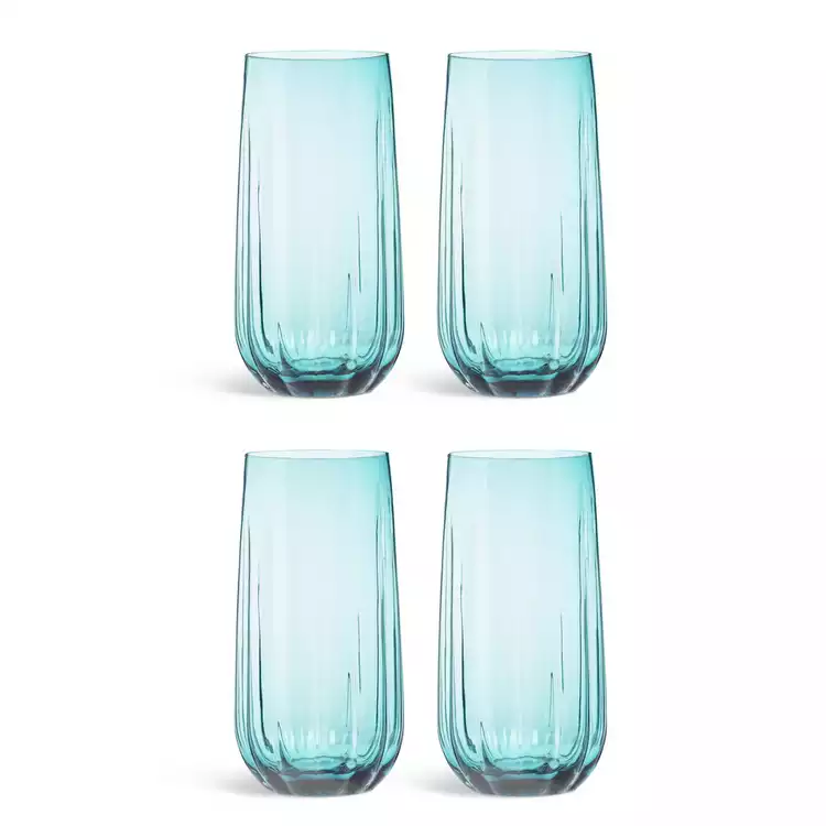 Habitat Japonica Set of 4 Hi Ball Glasses