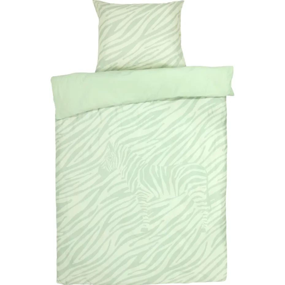 Kwantum Beddengoed | Dekbedovertrek Zebra Groen