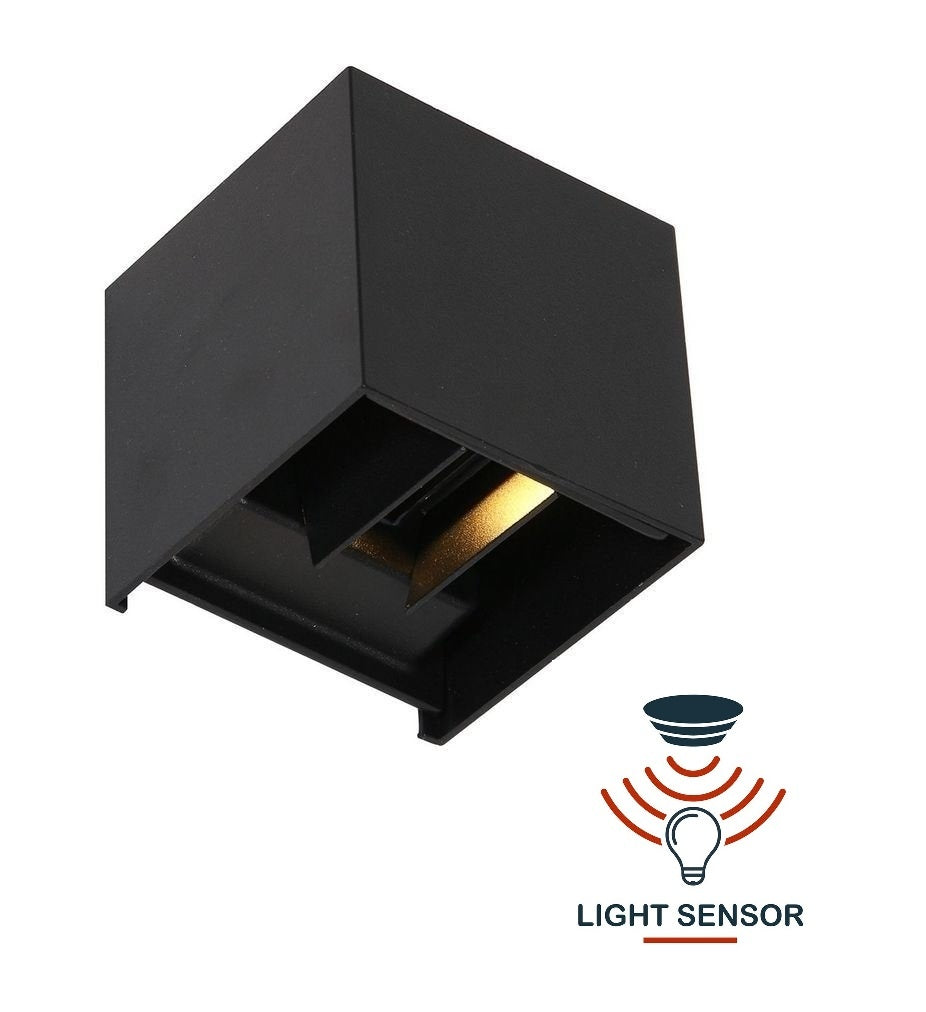 Steinhauer Buitenlamp Logan Zwart Led incl. Light Sensor