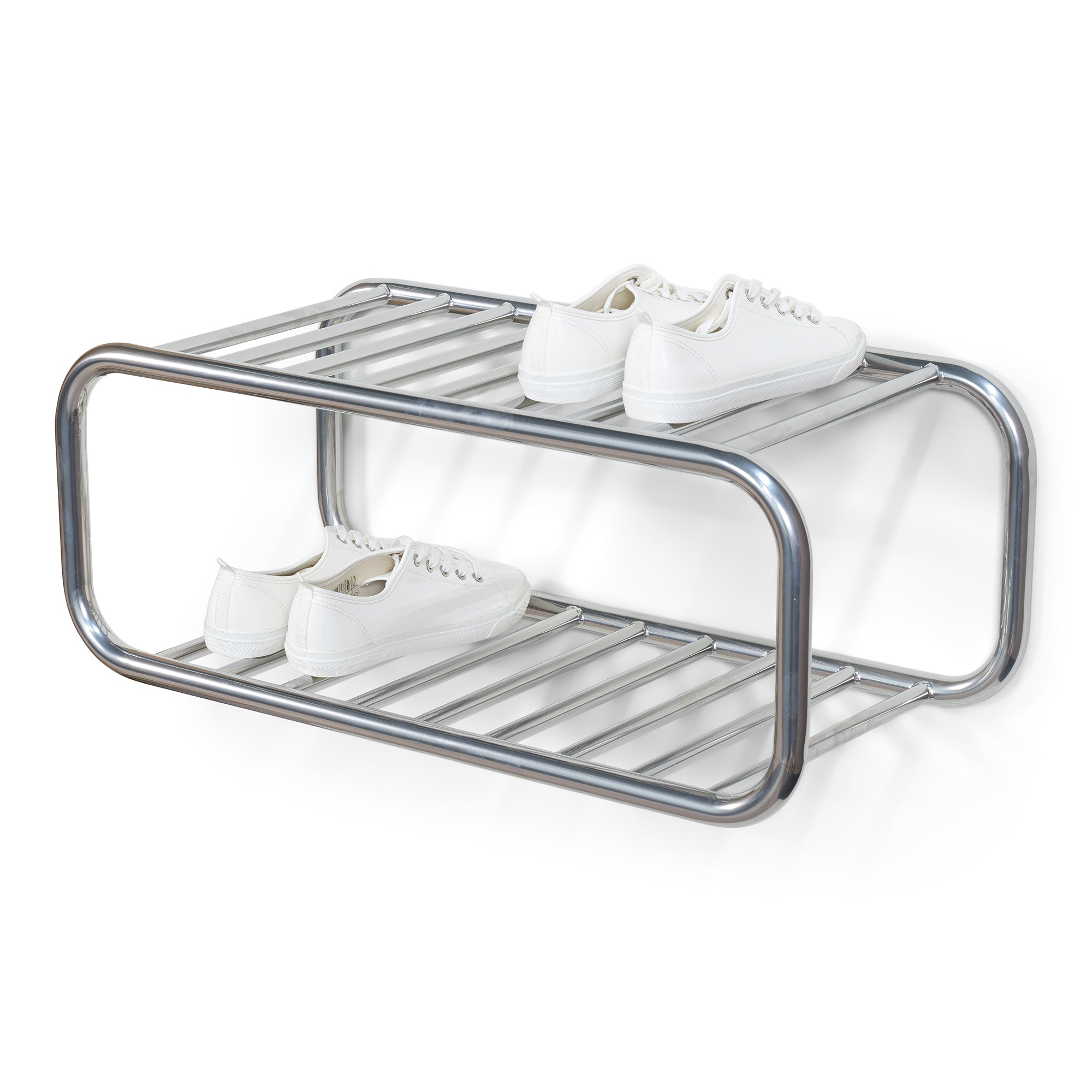 Spinder Design schoenenrek Retro Schoenenrek - Groovy Chrome - 4 paar schoenen