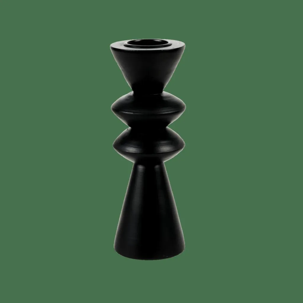 Porte-Bougies|Halloween^CASA ZIGZAG Support Bougie Chauffe-plat Noir
