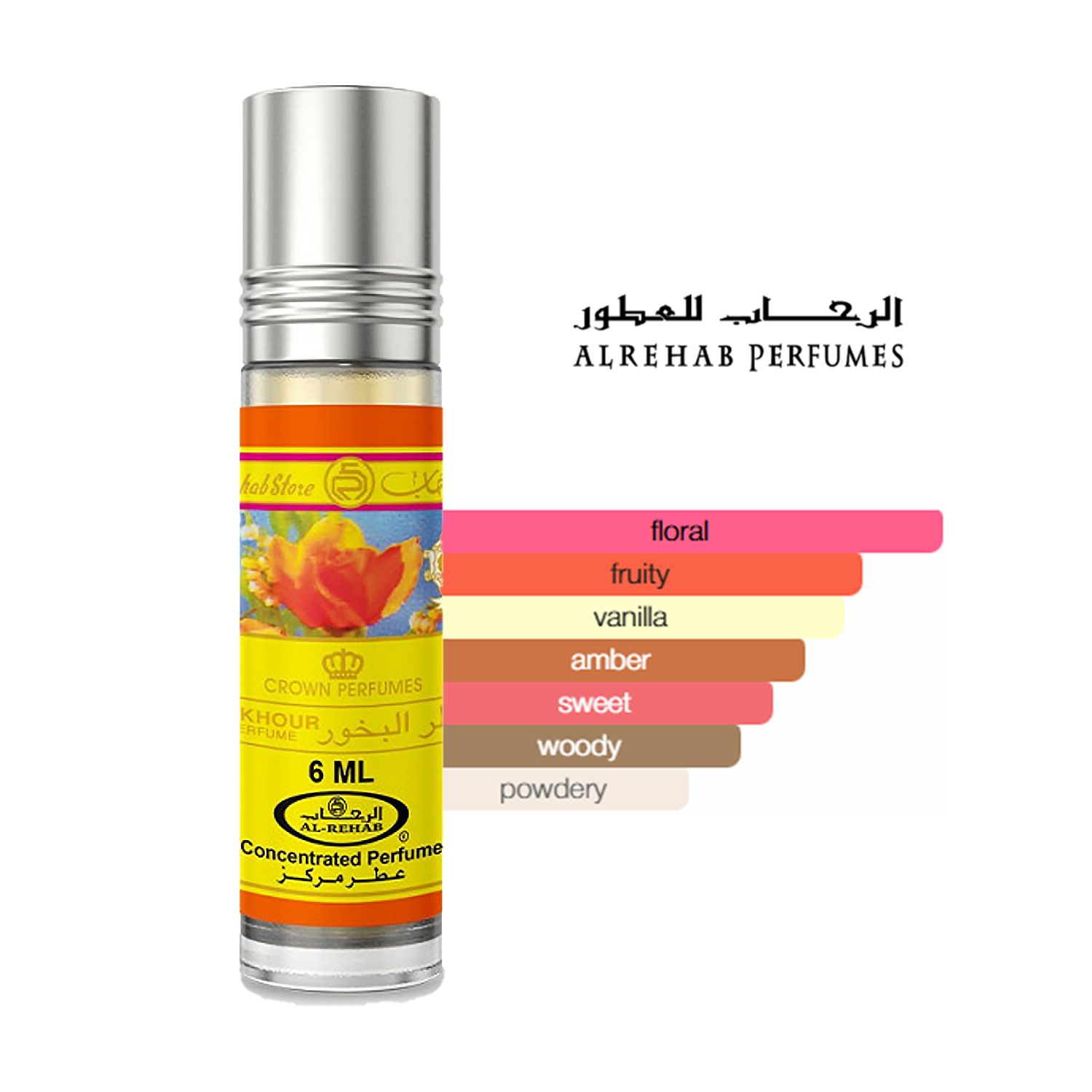 al rehab crown perfumes Bakhour 6ml Concentrated Perfume Oil