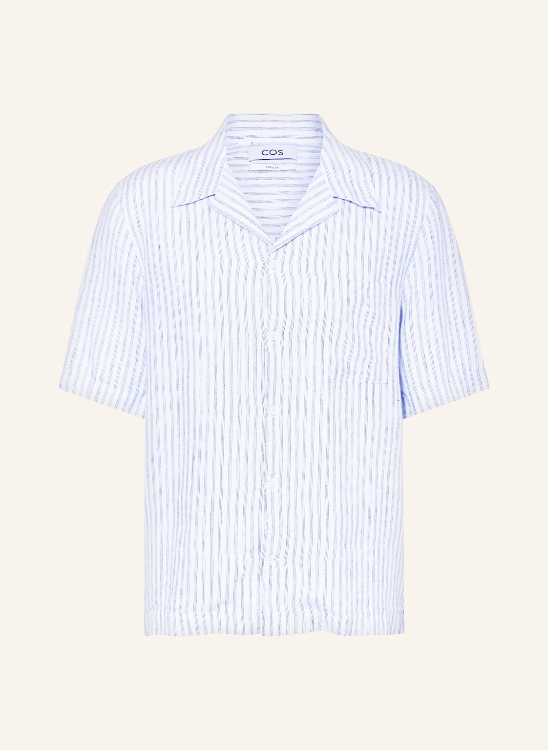 COS Resorthemd Regular Fit aus Leinen
