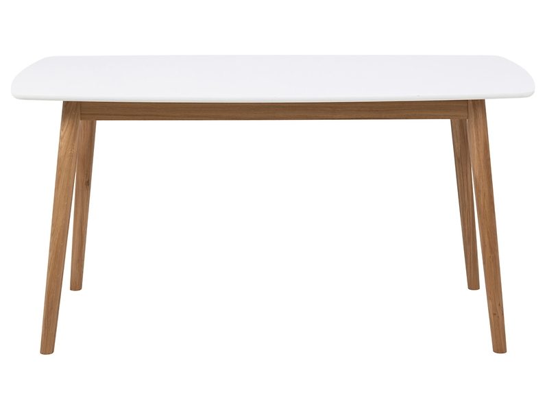 Stół prostokątny Nagano 150x80 dąb biały