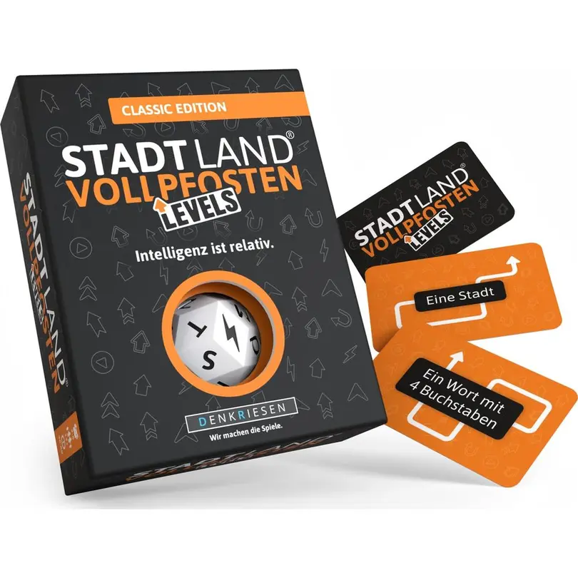 Kartenspiel Set bestehend aus verschiedenen Artikeln Stadt Land Vollpfosten