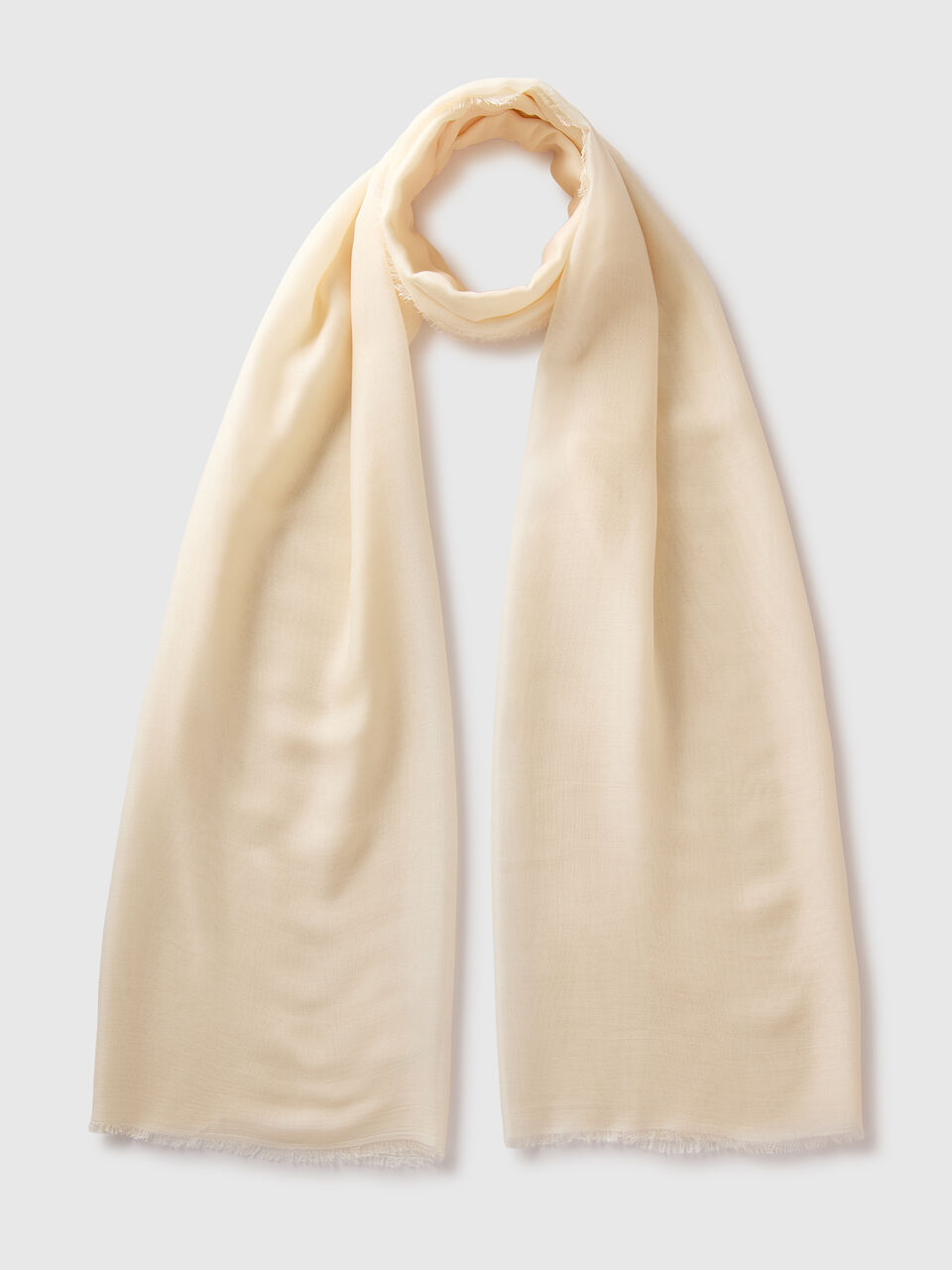 Silk blend scarf