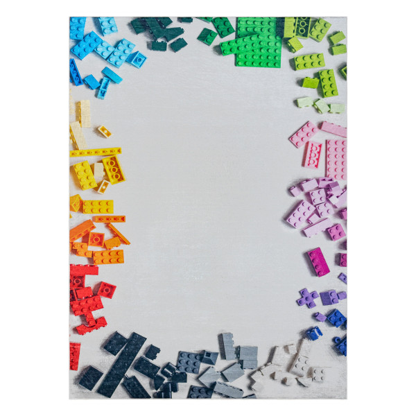 Dywan do prania BAMBINO 38480 Klocki dla dzieci, 120x170 cm