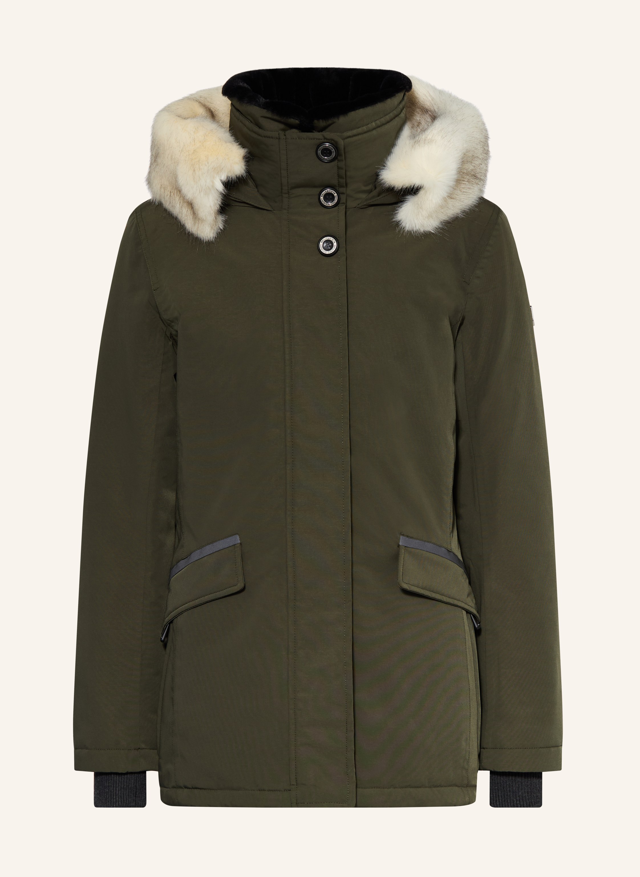 WELLENSTEYN Parka ENTERPRISE mit Kunstpelzbesatz und DUPONT™ SORONA®-Füllung