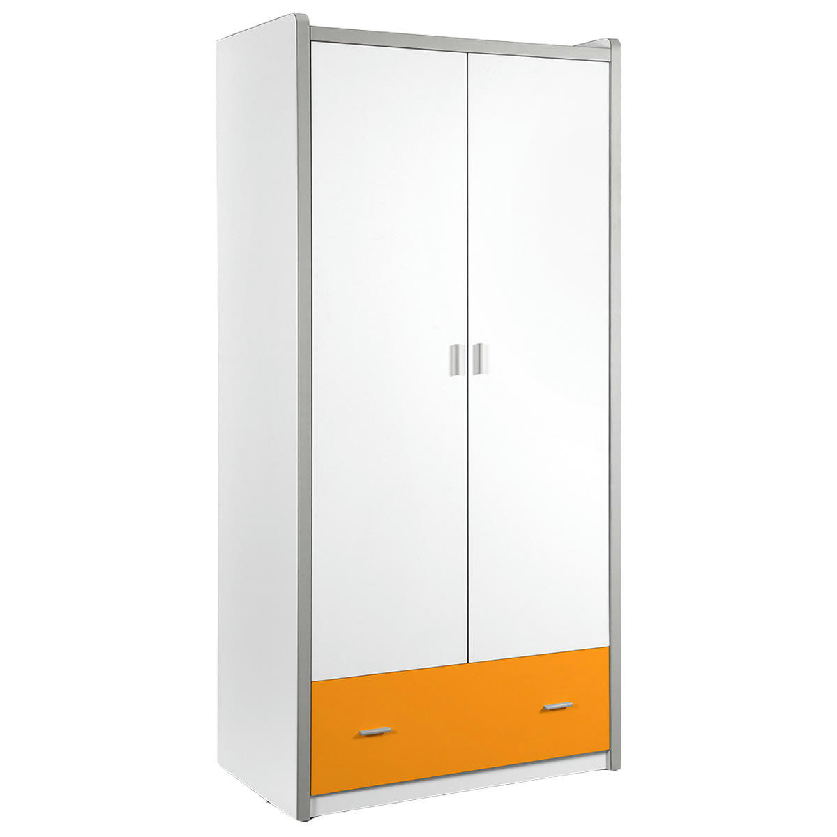 BONNY - Armoire 2 portes orange