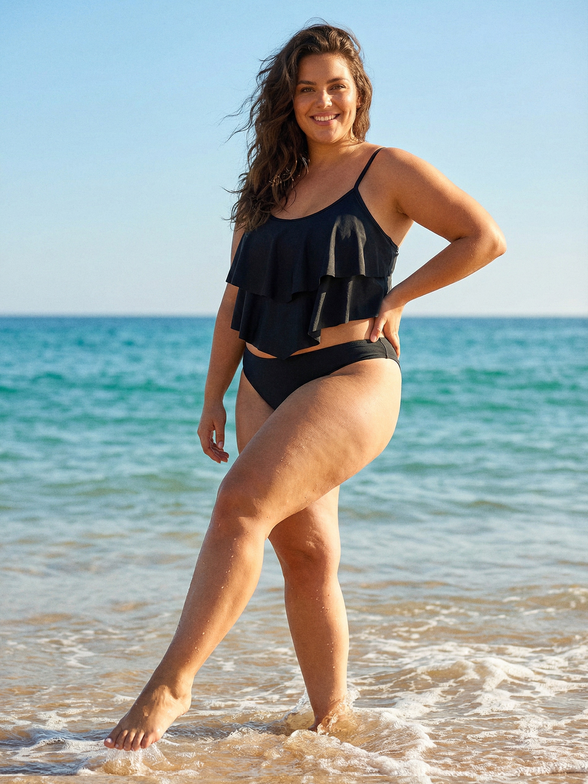 Gładki dół od bikini typu brazilian