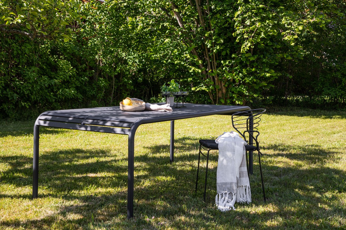 Rebellenclub Apollo Tuintafel - 200 x 100 cm - Antraciet