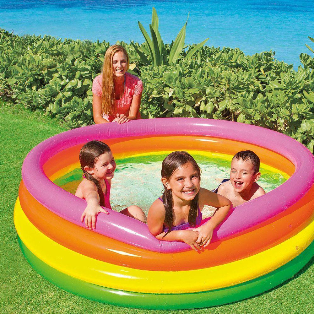 Piscina 4 anéis glow 168x46cm