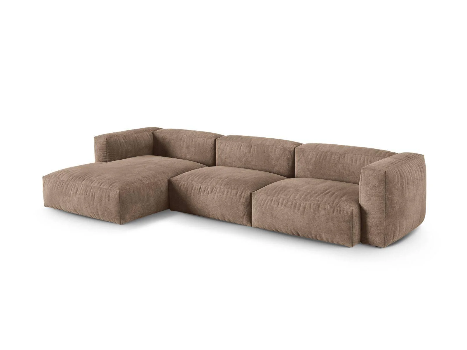 Modulaire hoekbank Martina links velvet