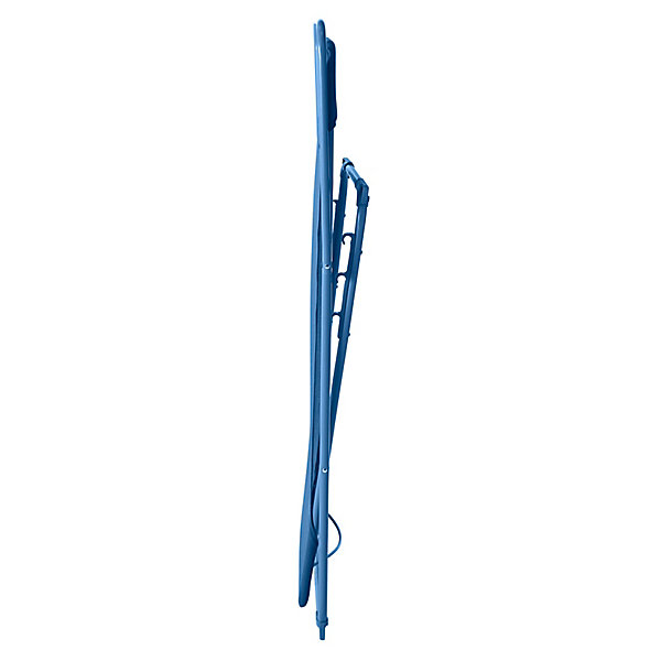 Chilienne en métal et toile GoodHome Joline bleu