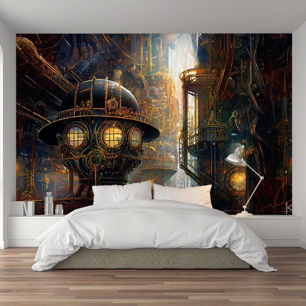 Feeby Fototapeta, Steampunkowa Abstrakcja 150x105