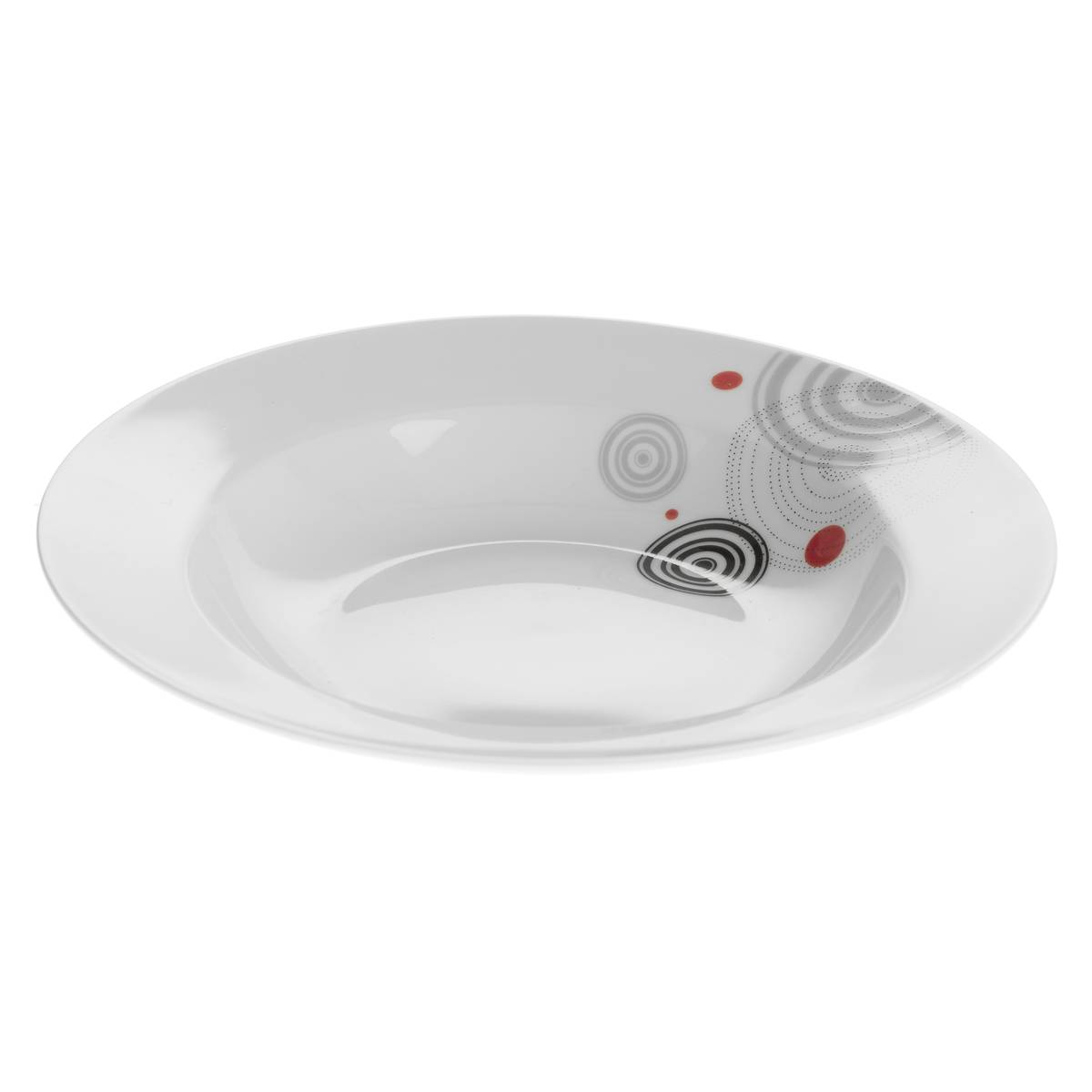 Set of 6 deep plates "Instant" D.20.5 cm